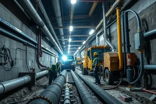 Commercial sewer line repair